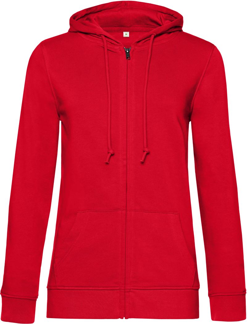 B&C | Inspire Zipped Hood /women_° – 01.W36B – red