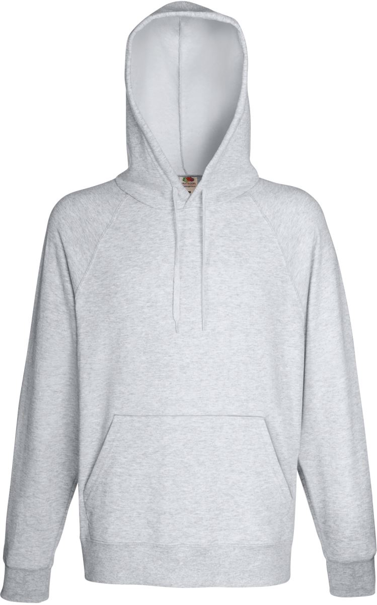 F.O.L. | Lightweight Hooded Sweat – 16.2140 – heather grey