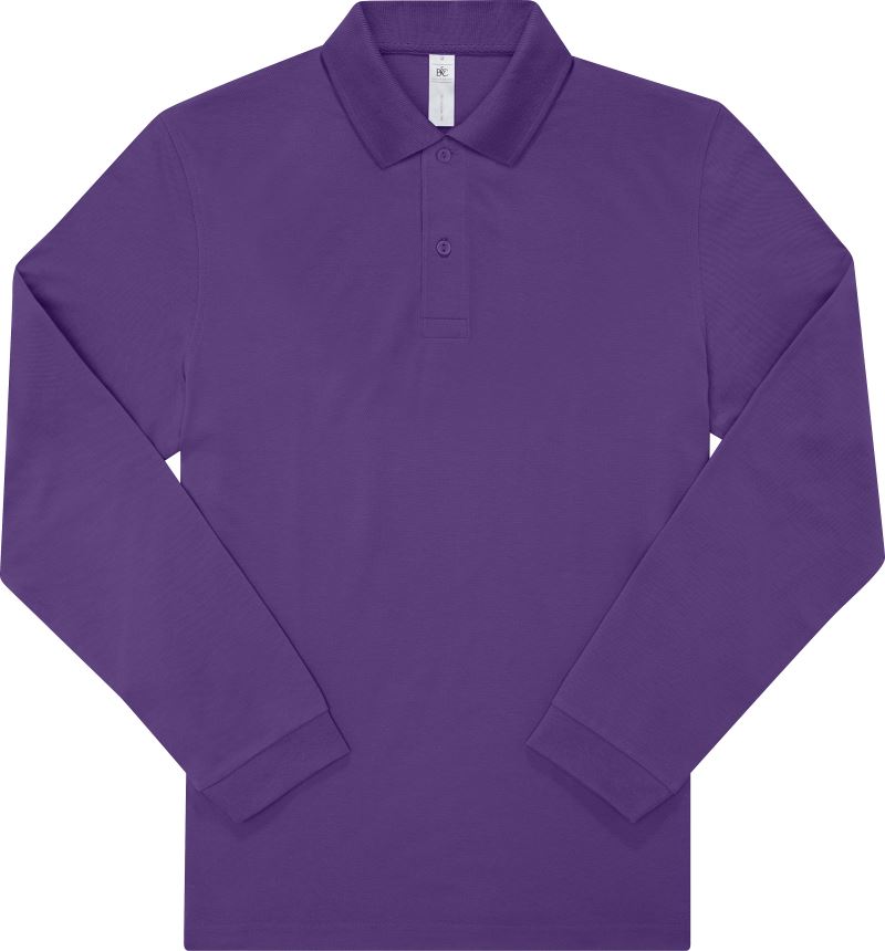 B&C | My Polo 180 LSL – 01.U425 – meta lilac