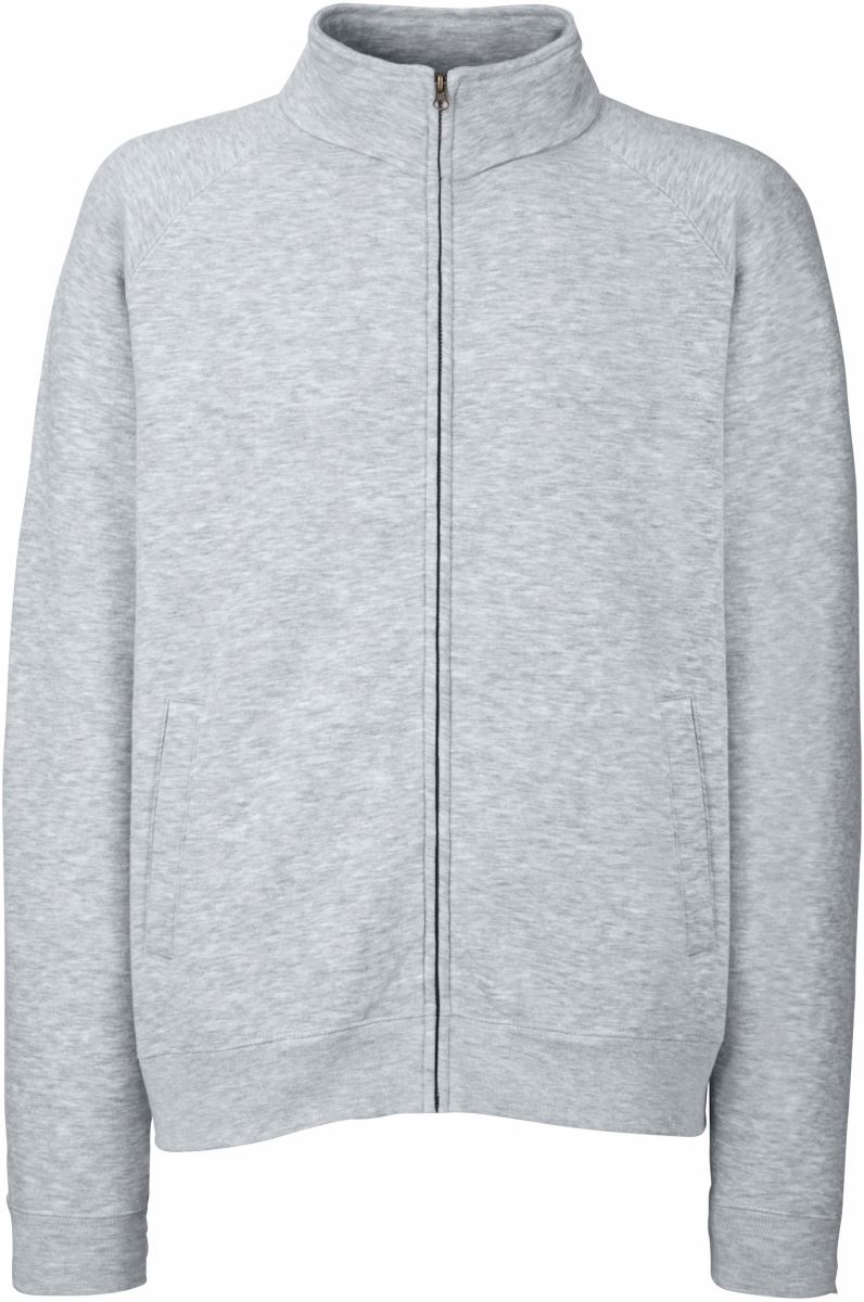 F.O.L. | Premium Sweat Jacket – 16.2228 – heather grey