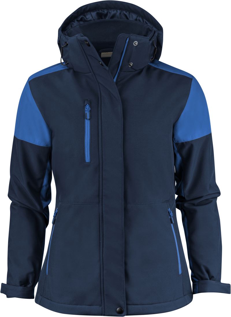 Printer | Prime Padded Softshell Women – 61.1072 – navy/cobalt