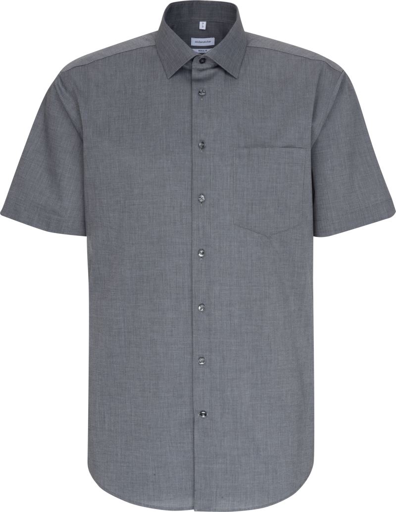 Seidensticker | Shirt Regular SSL – 78.3001 – anthracite