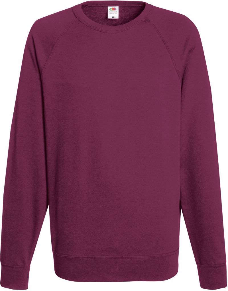 F.O.L. | Lightweight Raglan Sweat – 16.2138 – burgundy