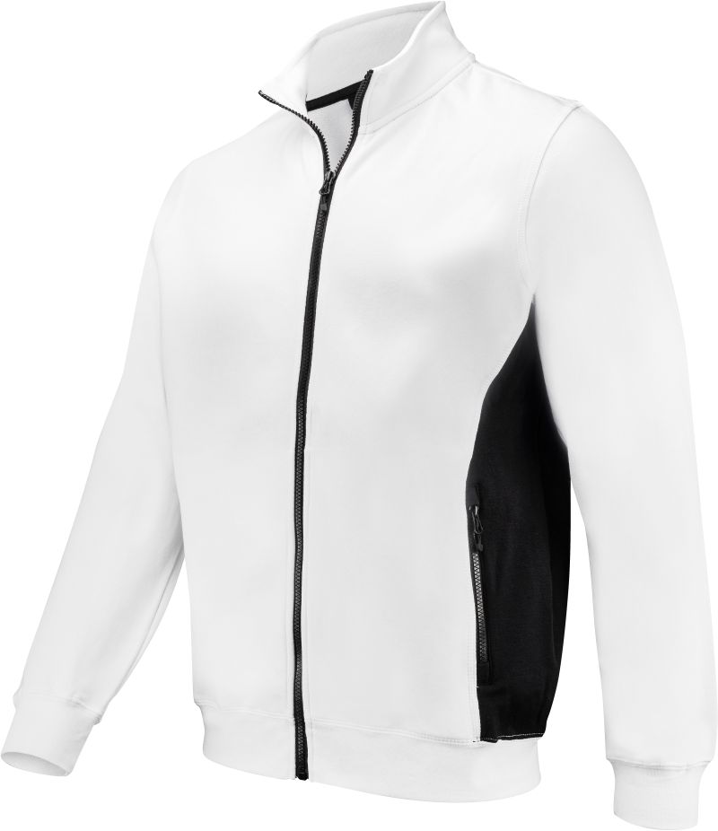 ProJob | 2129 Sweatshirt Full Zip – 64.2129 – white
