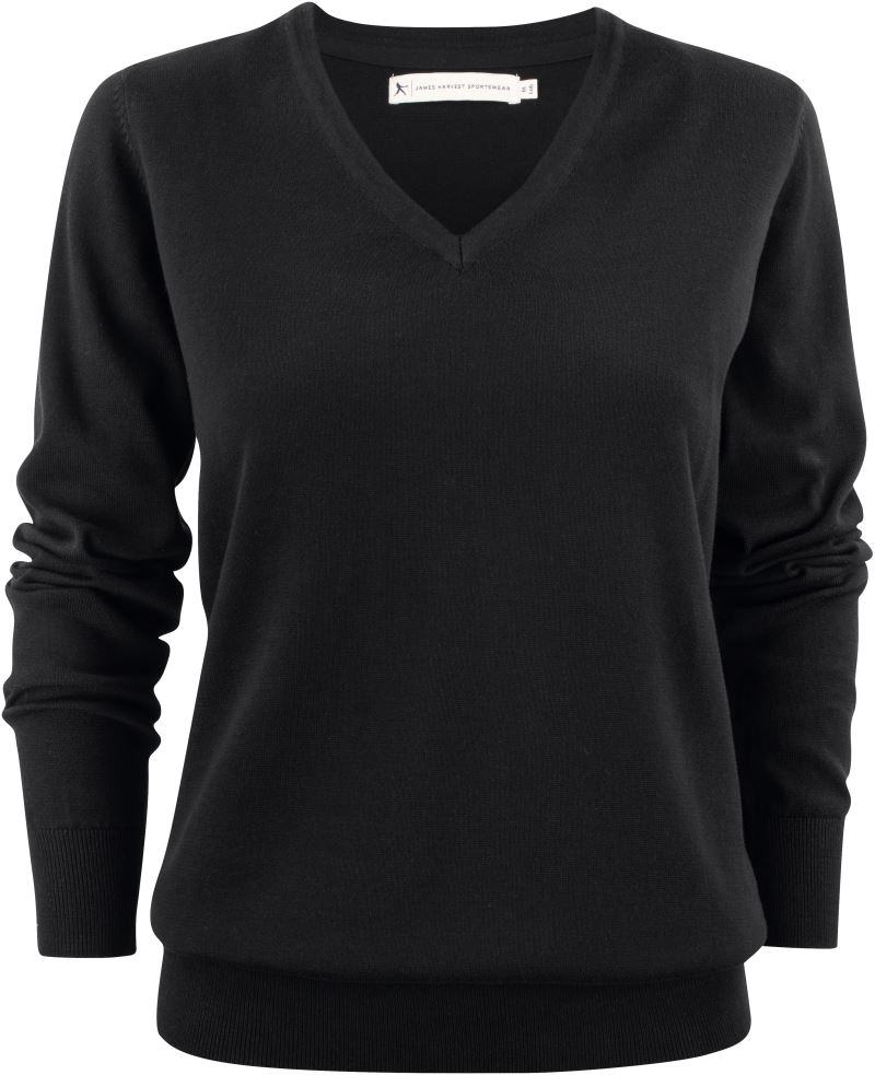 James Harvest | Ashland V-Neck Women – 62.2505 – black