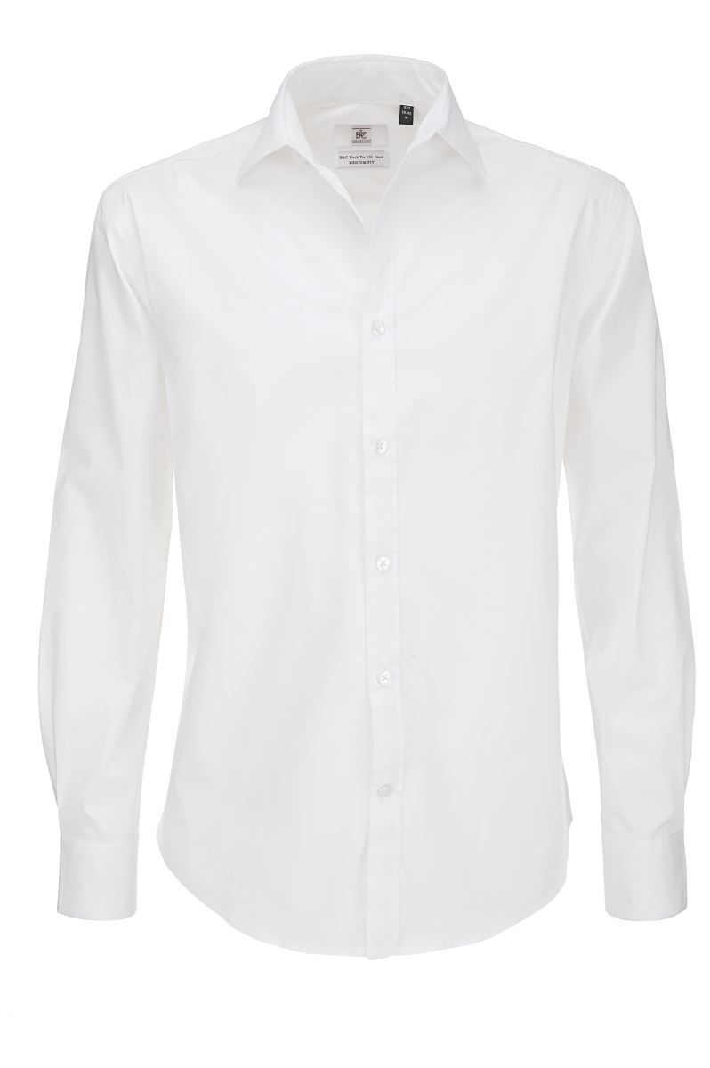 B&C | Black Tie LSL /men – 01.0P21 – white