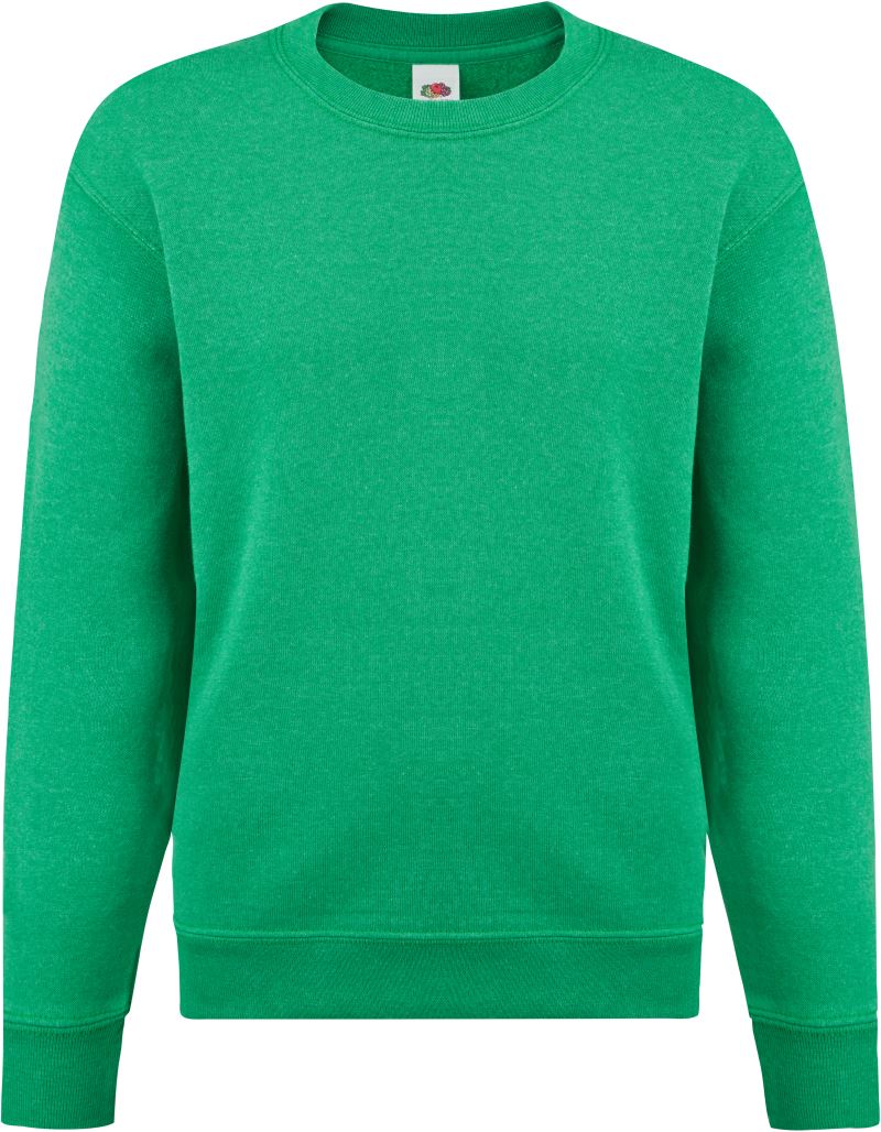 F.O.L. | Classic Kids Set-In Sweat – 16.2041 – retro heather green