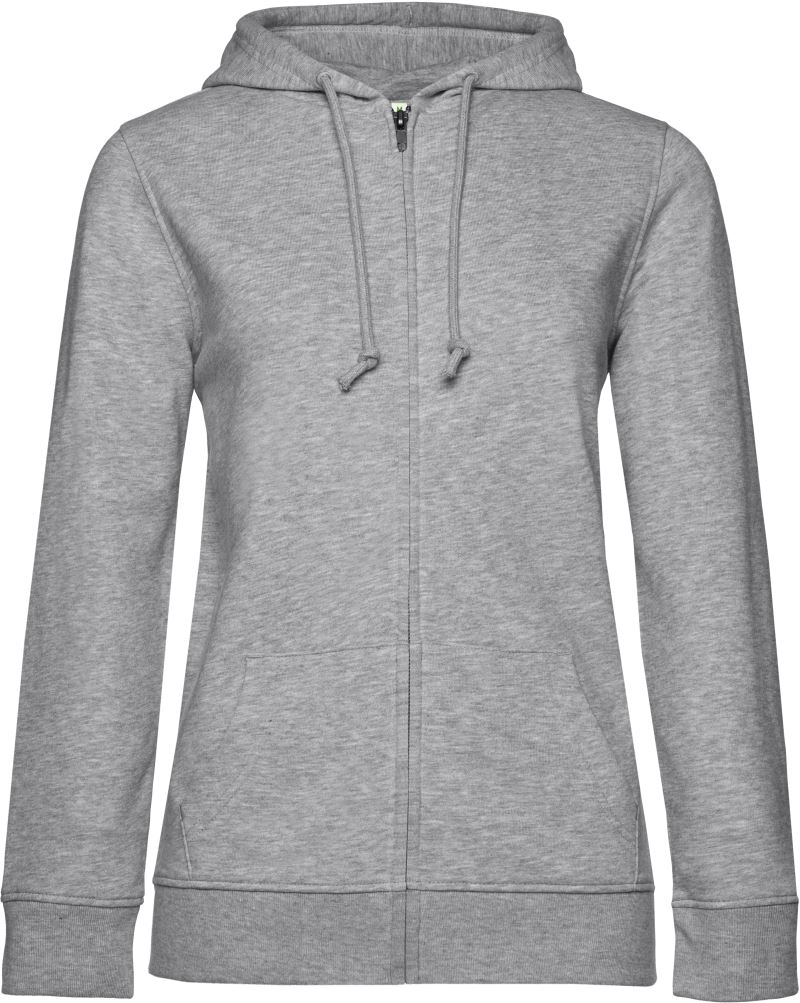 B&C | Inspire Zipped Hood /women_° – 01.W36B – heather grey