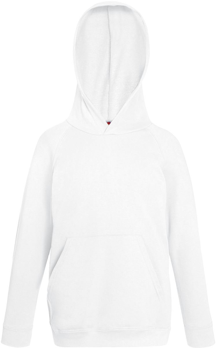 F.O.L. | Kids Lightweight Hooded Sweat – 16.2009 – white