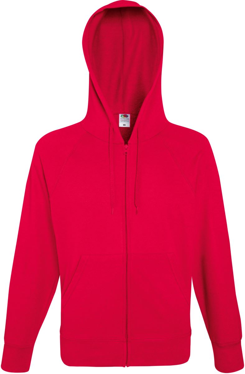 F.O.L. | Lightweight Hooded Sweat Jacket – 16.2144 – red