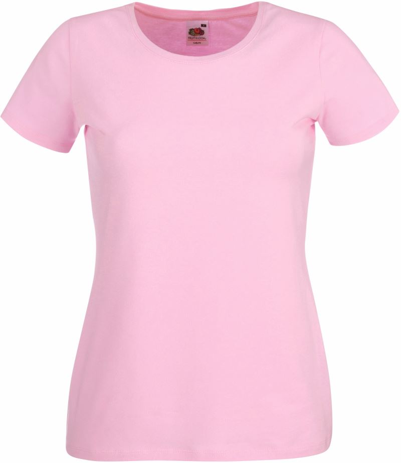 F.O.L. | Lady-Fit Crew Neck T – 16.1378 – light pink