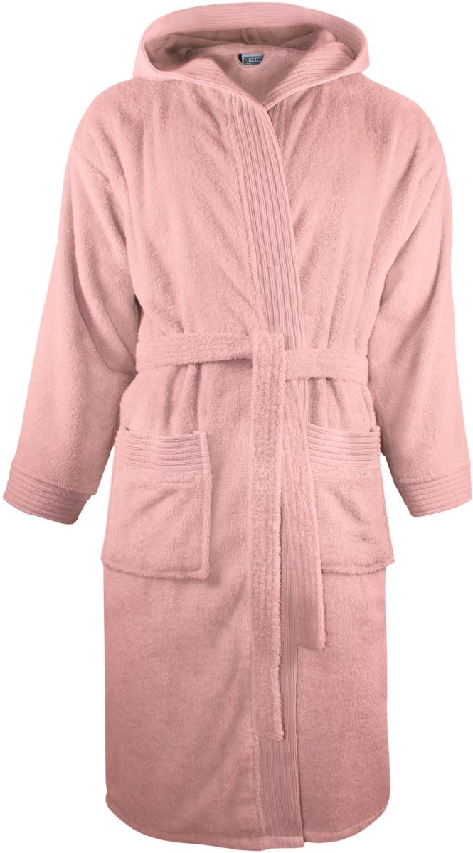 The One | Bathrobe hooded – 48.1021 – salmon