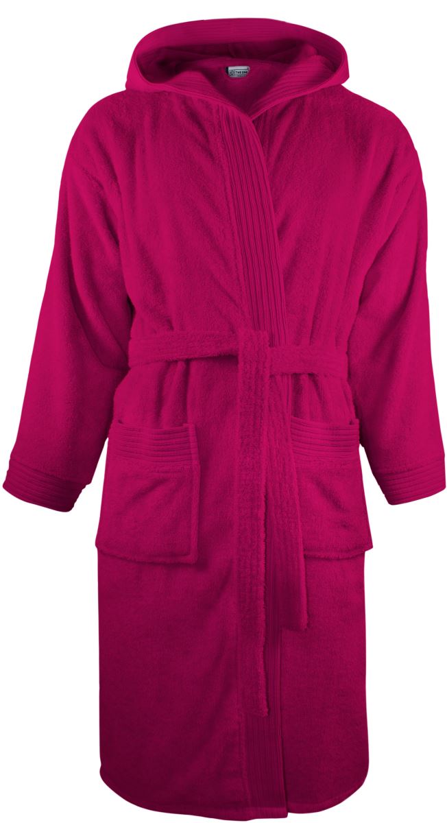 The One | Bathrobe hooded – 48.1021 – magenta