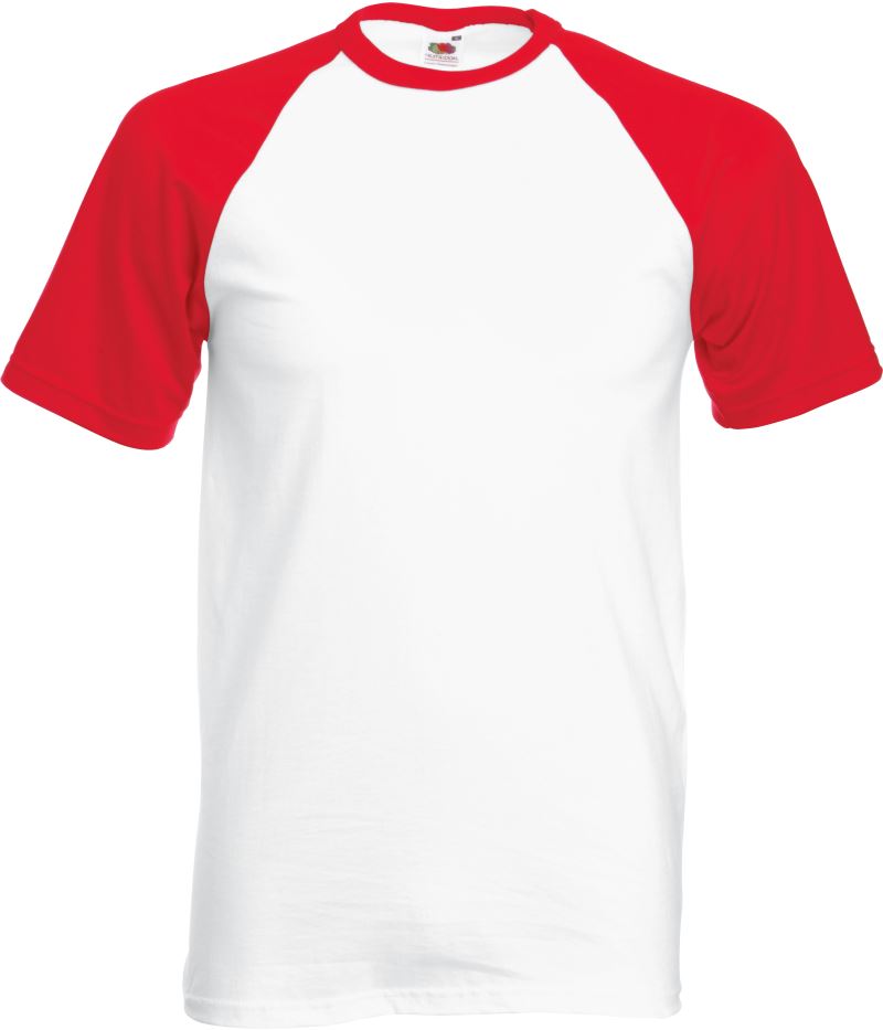 F.O.L. | Baseball T – 16.1026 – white/red