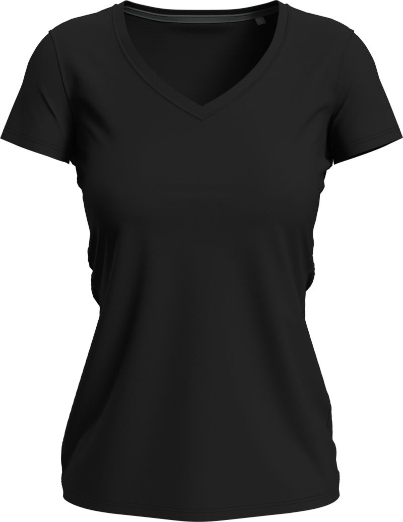 Stedman | Stretch-T V-neck Women – 05.9710 – black opal