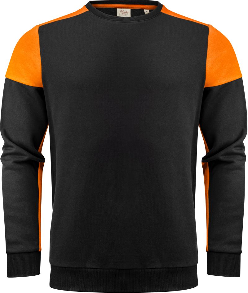 Printer | Prime Crewneck – 61.2071 – black/orange