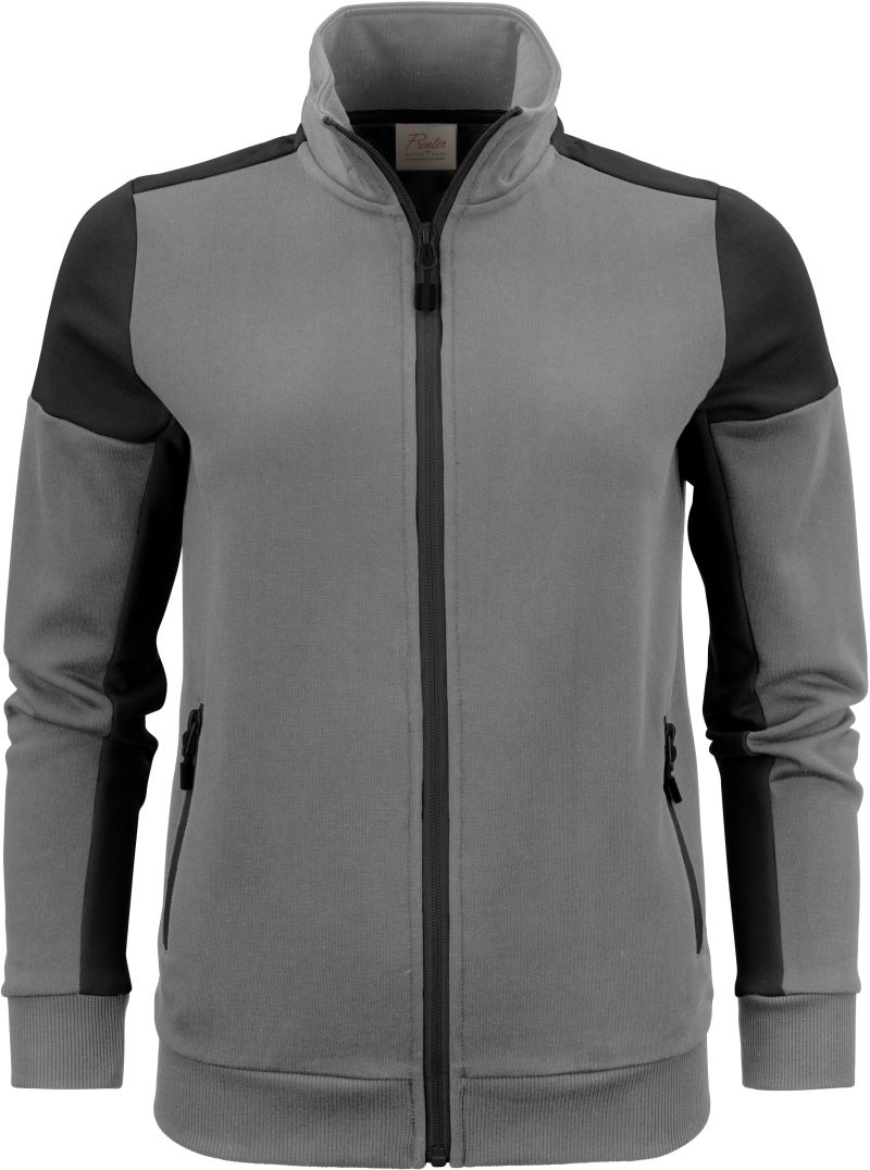 Printer | Prime Sweater Full Zip Women – 61.2062 – anthracite/black