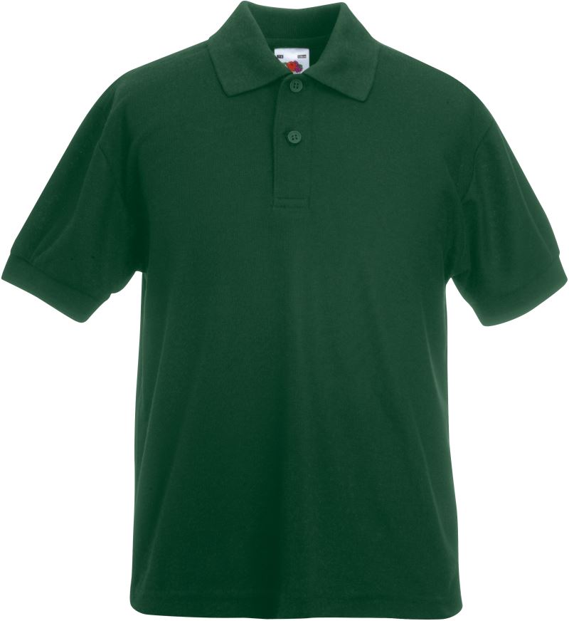 F.O.L. | Kids 65/35 Polo – 16.3417 – bottle green