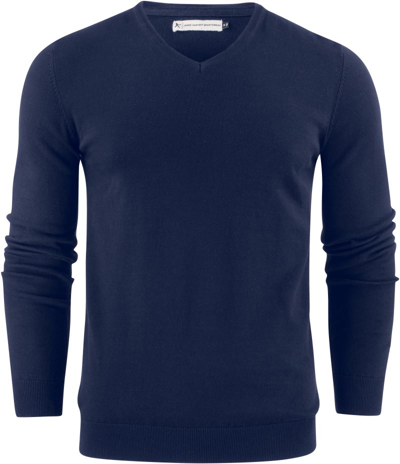 James Harvest | Ashland V-Neck – 62.2507 – navy