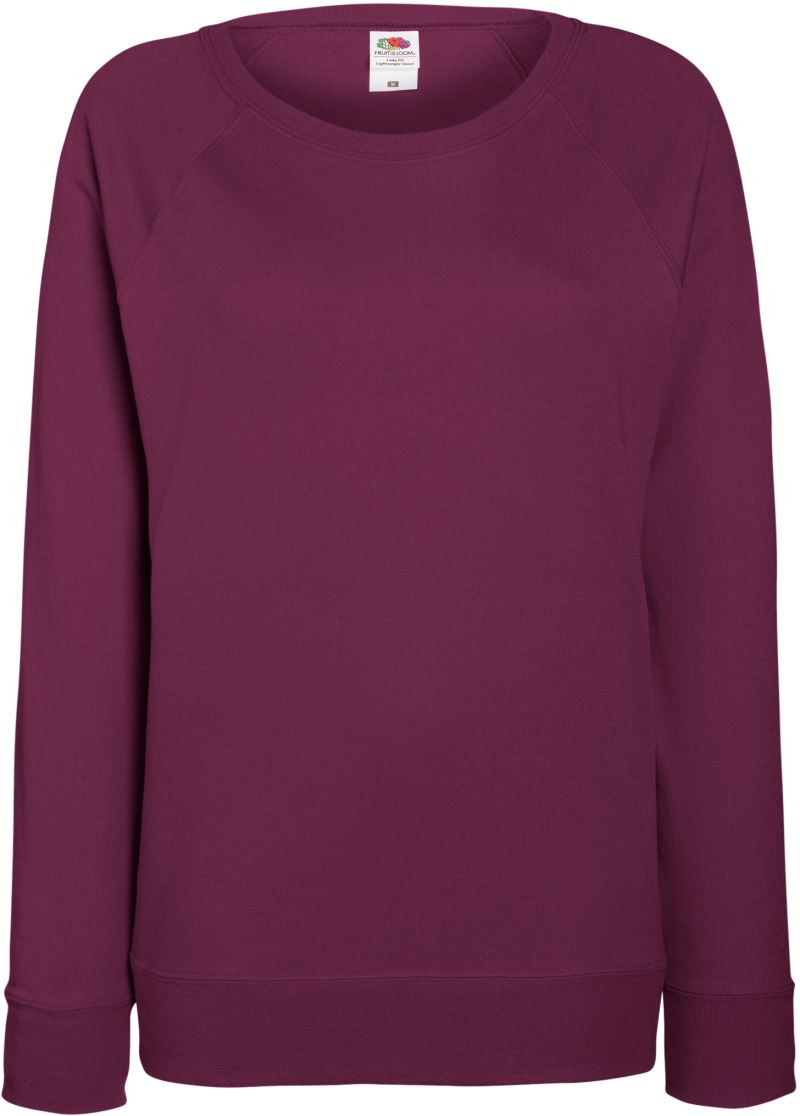 F.O.L. | Lady-Fit LW Raglan Sweat – 16.2146 – burgundy