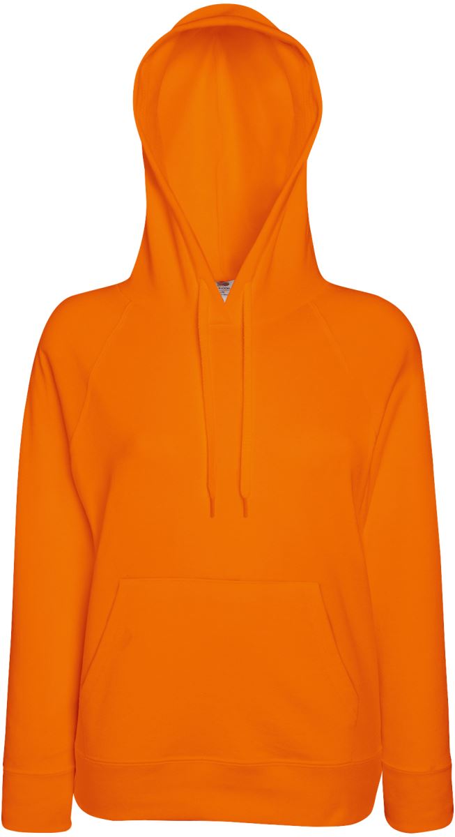 F.O.L. | Lady-Fit Lightweight Hooded Sweat – 16.2148 – orange