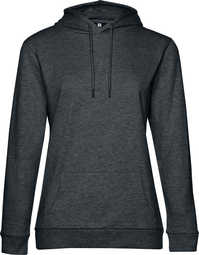 B&C | #Hoodie /women – 01.W04W – heather asphalt