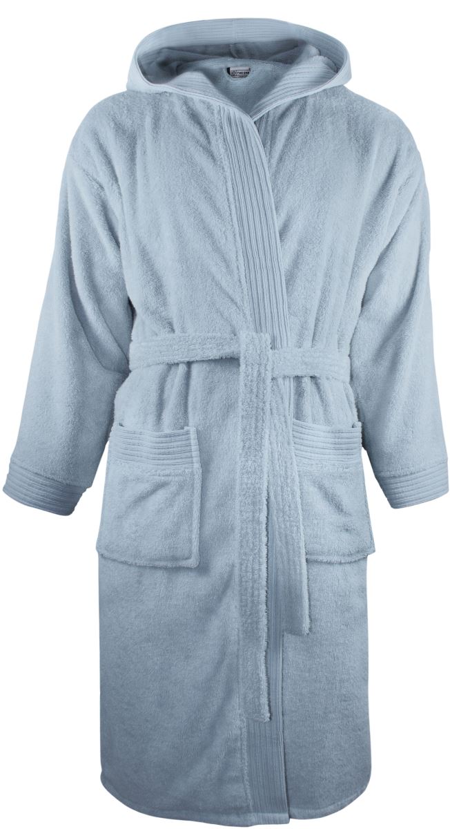 The One | Bathrobe hooded – 48.1021 – light blue