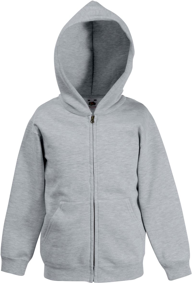F.O.L. | Classic Kids Sweat Jacket – 16.2045 – heather grey