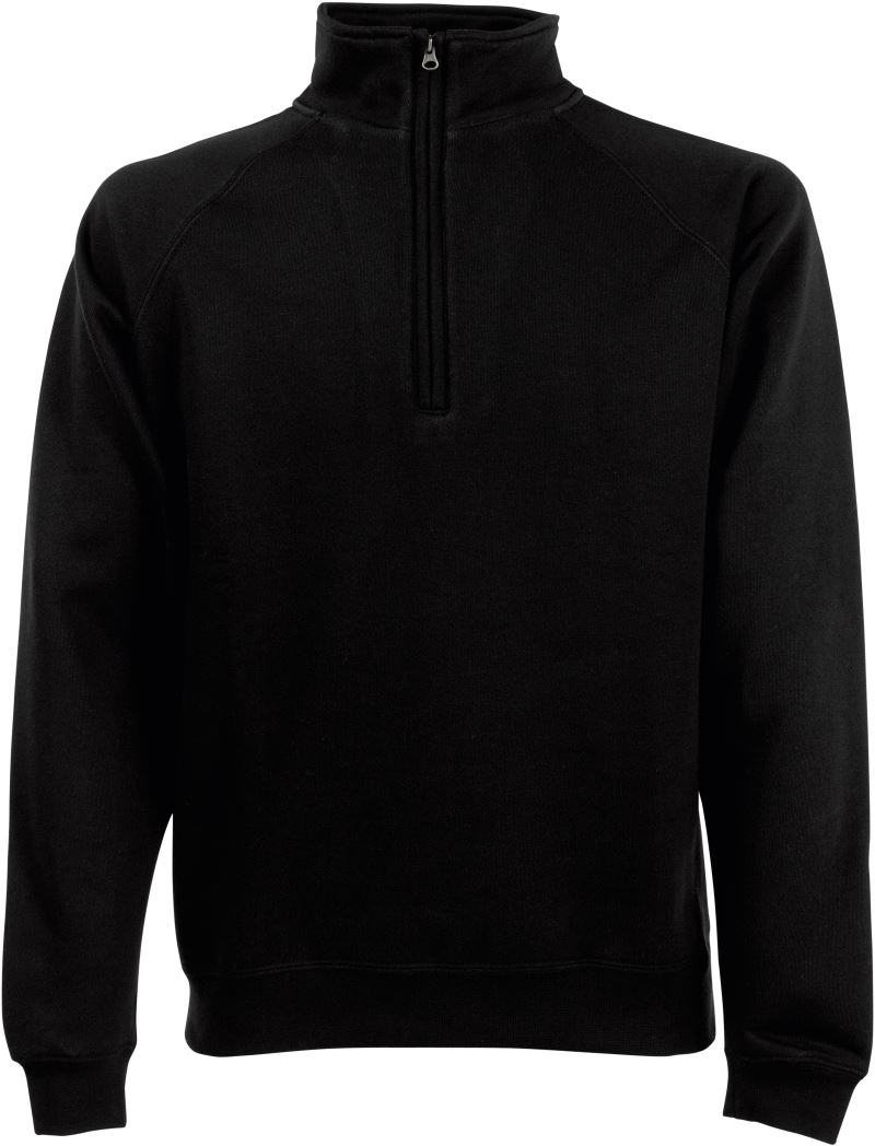 F.O.L. | Premium Zip Neck Sweat – 16.2032 – black