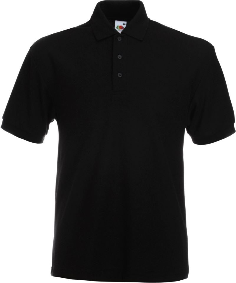F.O.L. | Heavy 65/35 Pique Polo – 16.3204 – black