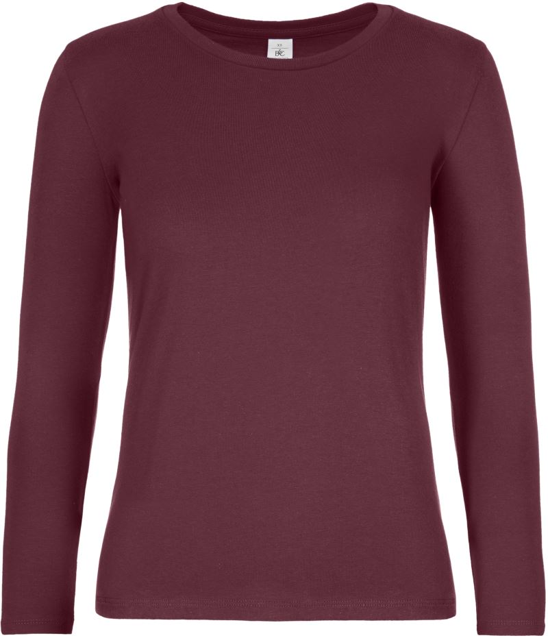 B&C | #E190 LSL /women – 01.008T – burgundy