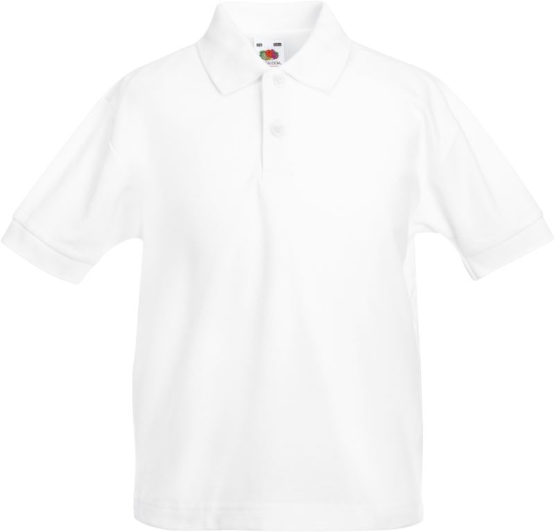 F.O.L. | Kids 65/35 Polo – 16.3417 – white