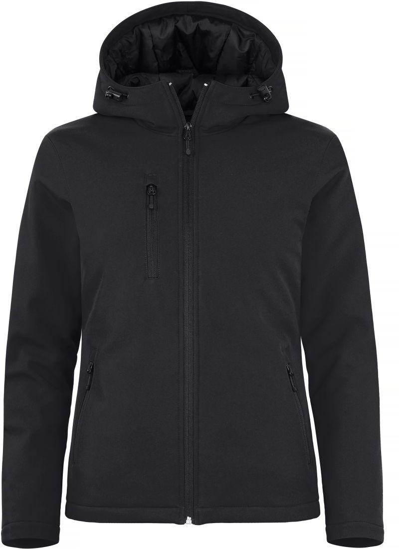Clique | Padded Hooded Softshell Women – 67.0953 – black