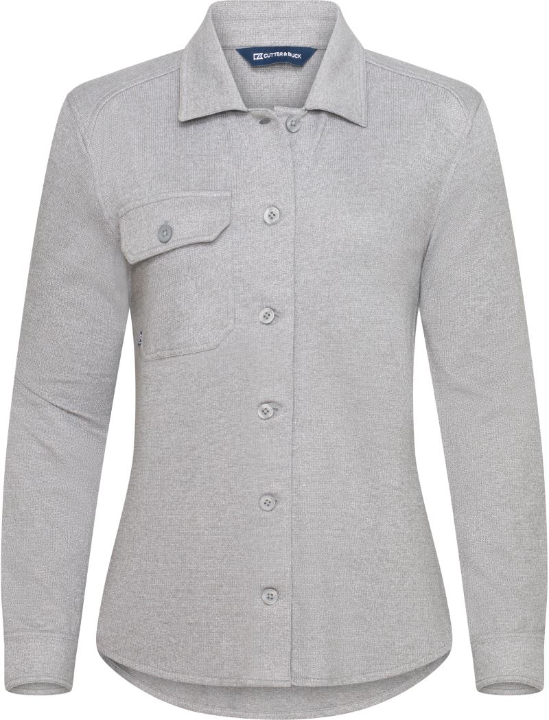 Cutter & Buck | Advantage Leisure Shirt Women – 68.2415 – grey melange