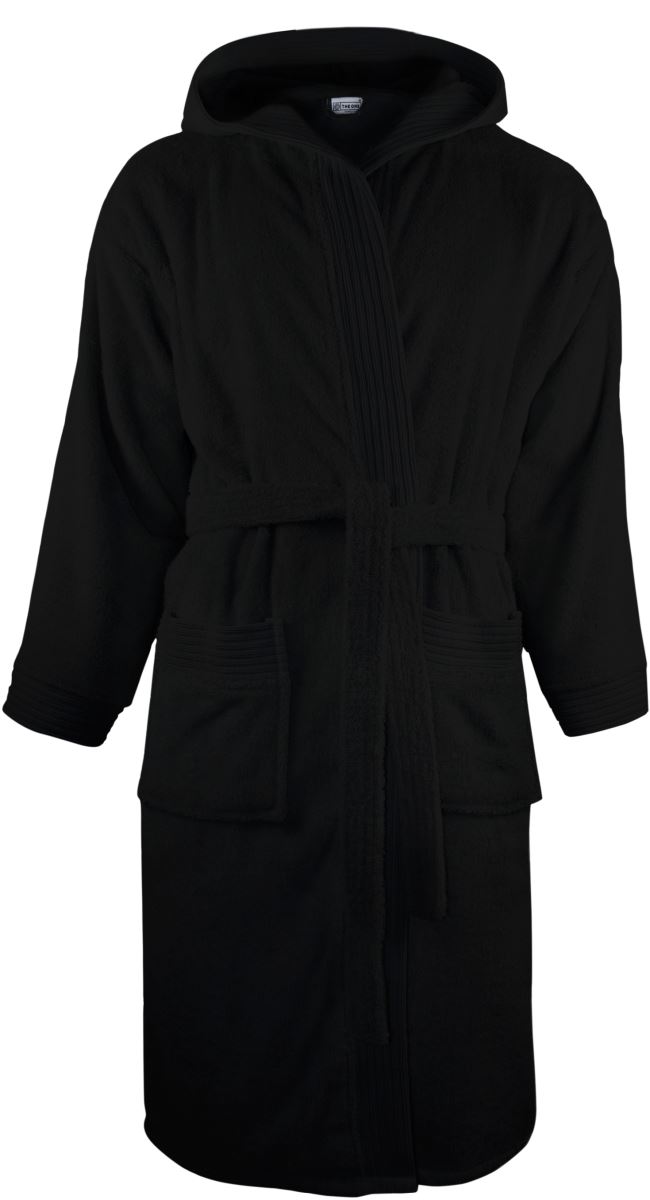 The One | Bathrobe hooded – 48.1021 – black