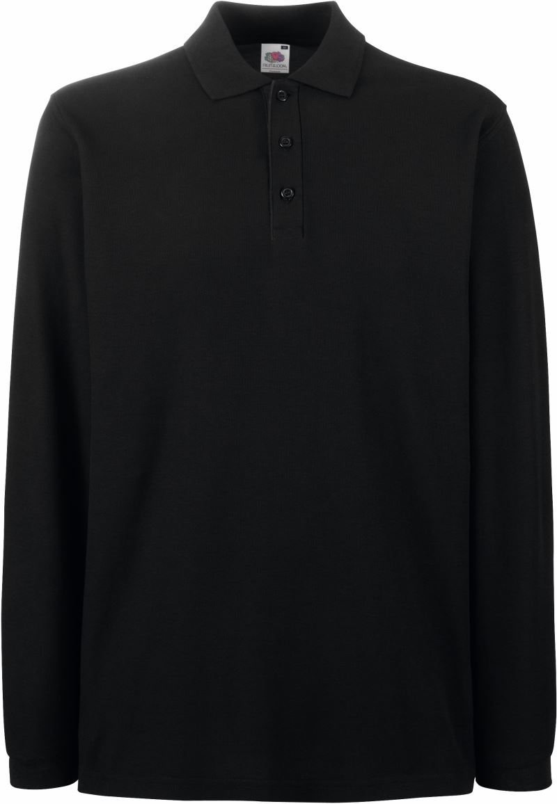 F.O.L. | Premium Polo LSL – 16.3310 – black