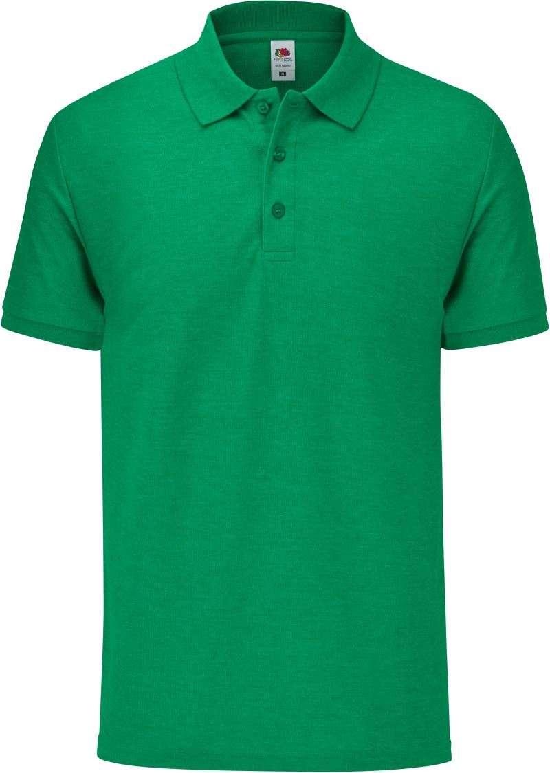 F.O.L. | 65/35 Tailored Polo – 16.3042 – retro heather green