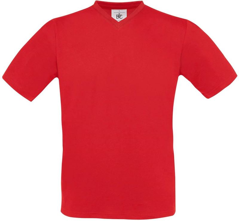 B&C | Exact V-Neck – 01.0006 – red