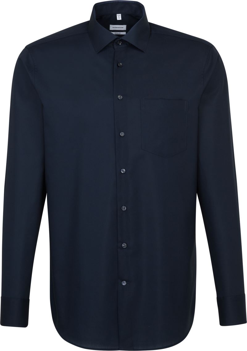 Seidensticker | Shirt Regular LSL – 78.3000 – navy