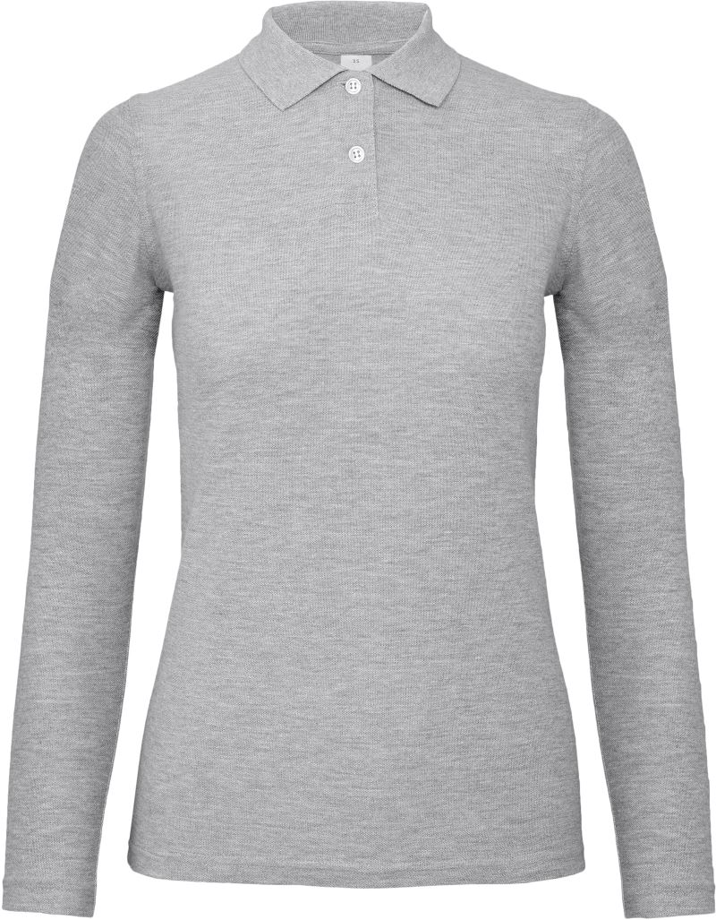 B&C | ID.001 LSL /women – 01.0I13 – heather grey
