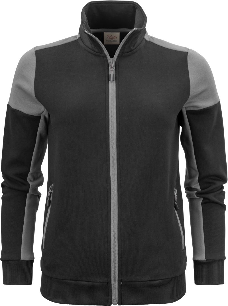 Printer | Prime Sweater Full Zip Women – 61.2062 – black/anthracite