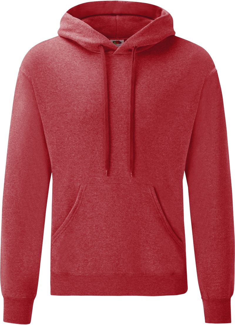 F.O.L. | Classic Hooded Sweat – 16.2208 – heather red