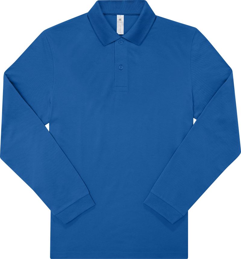 B&C | My Polo 180 LSL – 01.U425 – royal blue