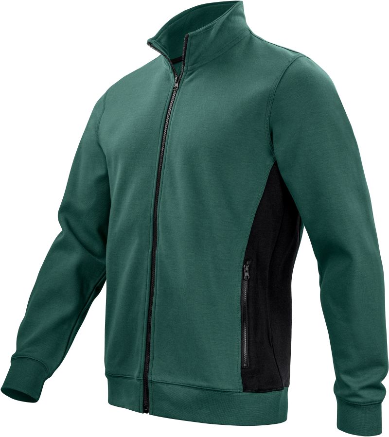 ProJob | 2129 Sweatshirt Full Zip – 64.2129 – forest green