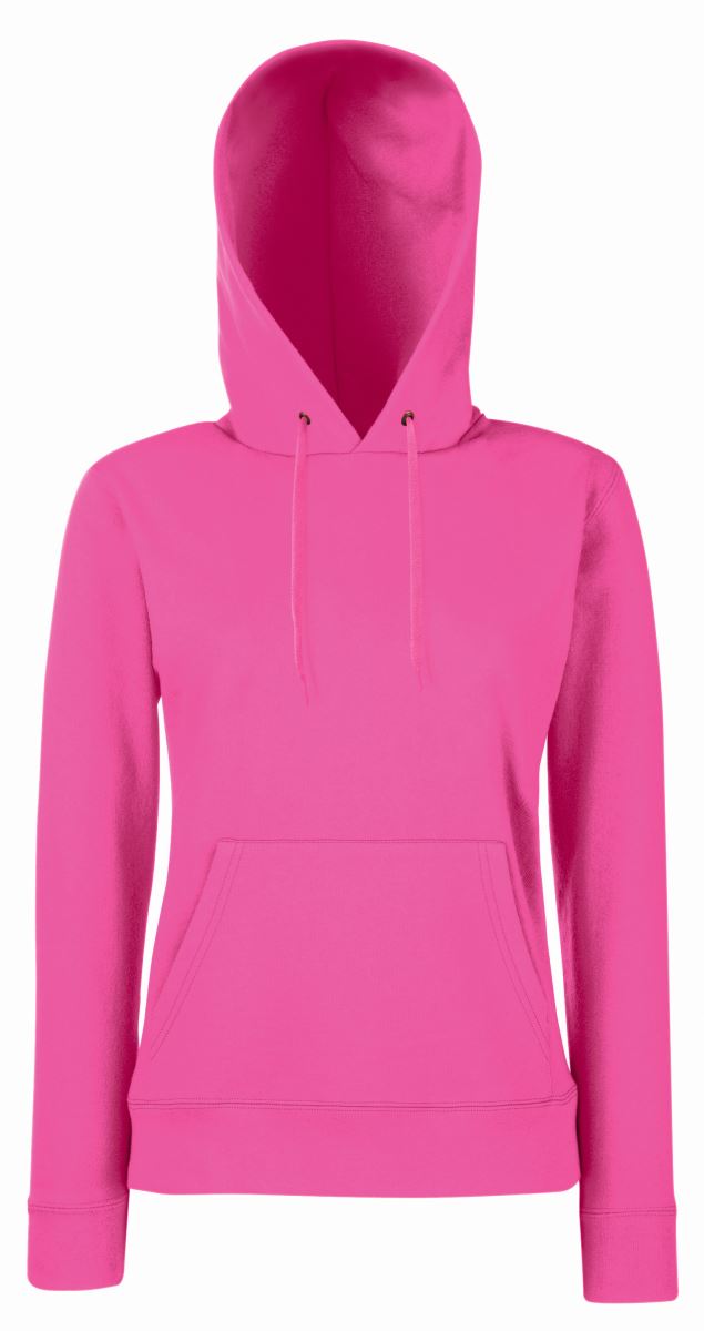 F.O.L. | Classic Lady-Fit Hooded Sweat – 16.2038 – fuchsia