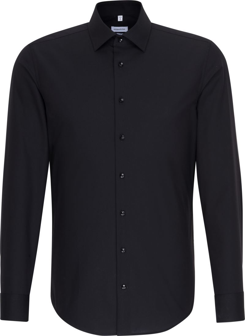 Seidensticker | Shirt Slim LSL – 78.5198 – black