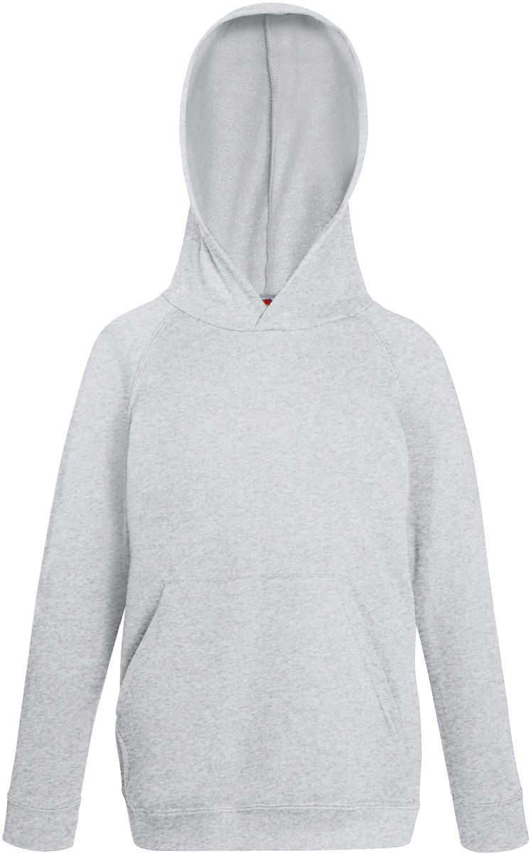 F.O.L. | Kids Lightweight Hooded Sweat – 16.2009 – heather grey