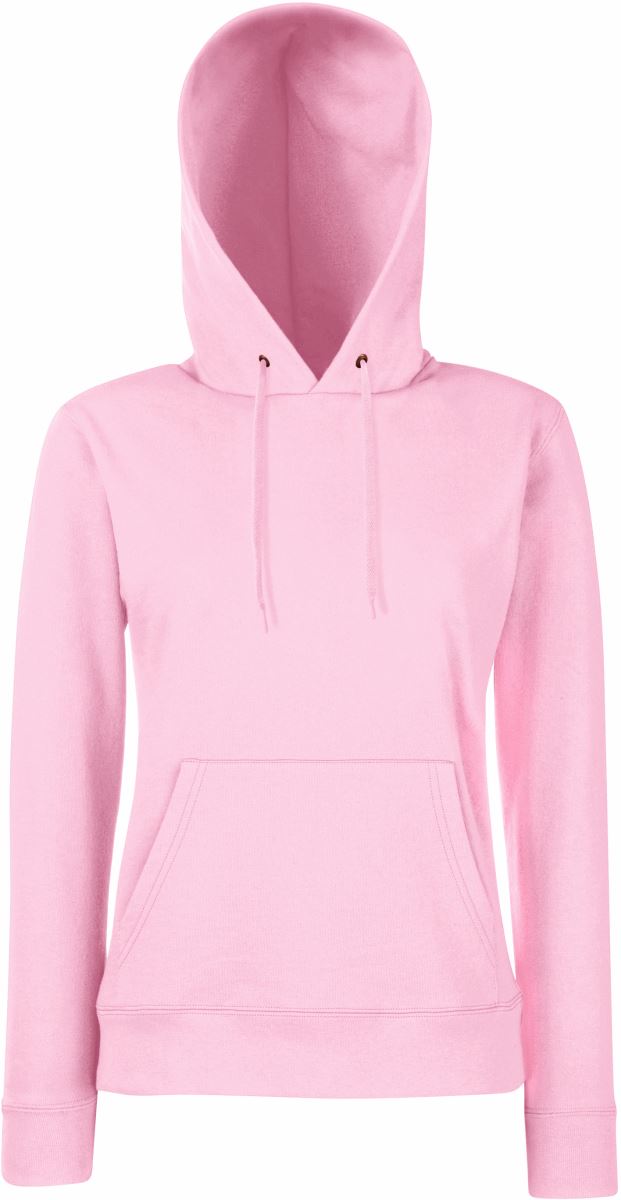 F.O.L. | Classic Lady-Fit Hooded Sweat – 16.2038 – light pink