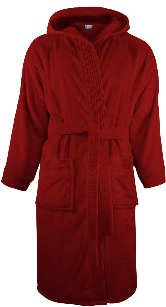 The One | Bathrobe hooded – 48.1021 – burgundy