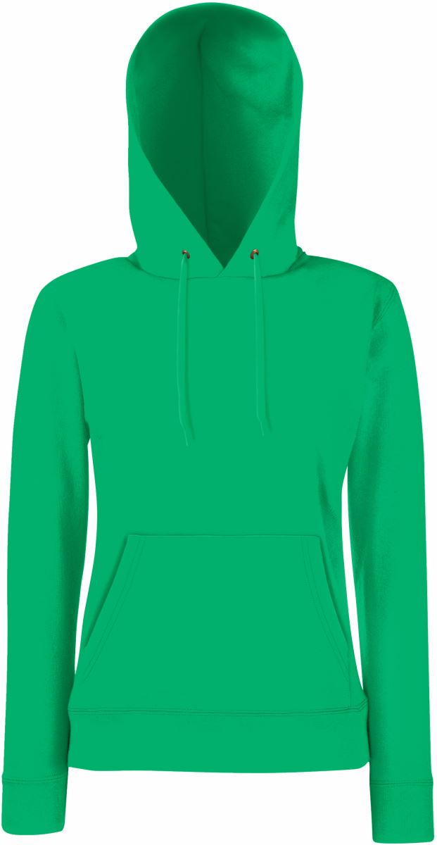 F.O.L. | Classic Lady-Fit Hooded Sweat – 16.2038 – kelly green